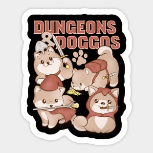 Dungeons & Doggos Sticker